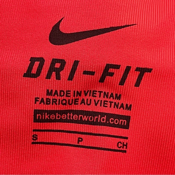 Nike Running Capri Red Dri Fit Filament Pants Size Small - Picture 4 of 6